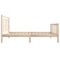 vidaXL Giroletto in Legno Massello 90x200 cm vidaXL Giroletto in Legno Massello 90x200 cm