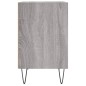 vidaXL Comodino Grigio Sonoma 40x30x50 cm in Legno Multistrato vidaXL Comodino Grigio Sonoma 40x30x50 cm in Legno Multistrato