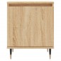 vidaXL Comodini 2 pz Rovere Sonoma 40x30x50 cm in Legno Multistrato vidaXL Comodini 2 pz Rovere Sonoma 40x30x50 cm in Legno Multistrato