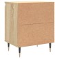 vidaXL Comodini 2 pz Rovere Sonoma 40x30x50 cm in Legno Multistrato vidaXL Comodini 2 pz Rovere Sonoma 40x30x50 cm in Legno Multistrato