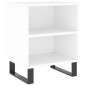 vidaXL Comodino Bianco 40x30x50 cm in Legno Multistrato vidaXL Comodino Bianco 40x30x50 cm in Legno Multistrato