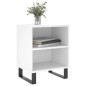 vidaXL Comodino Bianco 40x30x50 cm in Legno Multistrato vidaXL Comodino Bianco 40x30x50 cm in Legno Multistrato