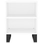 vidaXL Comodino Bianco 40x30x50 cm in Legno Multistrato vidaXL Comodino Bianco 40x30x50 cm in Legno Multistrato