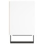 vidaXL Comodino Bianco 40x30x50 cm in Legno Multistrato vidaXL Comodino Bianco 40x30x50 cm in Legno Multistrato