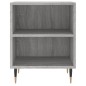 vidaXL Comodino Grigio Sonoma 40x30x50 cm in Legno Multistrato vidaXL Comodino Grigio Sonoma 40x30x50 cm in Legno Multistrato