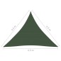 Vela Parasole 160 g/m² Verde Scuro 4,5x4,5x4,5 m in HDPE Vela Parasole 160 g/m² Verde Scuro 4,5x4,5x4,5 m in HDPE