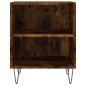 vidaXL Comodini Rovere Fumo 2 pz 40x30x50 cm in Legno Multistrato vidaXL Comodini Rovere Fumo 2 pz 40x30x50 cm in Legno Multistrato