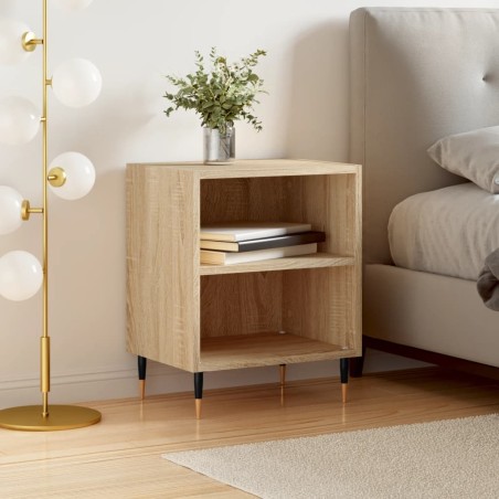 vidaXL Comodino Rovere Sonoma 40x30x50 cm in Legno Multistrato