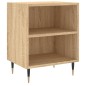 vidaXL Comodino Rovere Sonoma 40x30x50 cm in Legno Multistrato