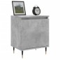 vidaXL Comodini 2 pz Grigio Cemento 40x30x50 cm in Legno Multistrato vidaXL Comodini 2 pz Grigio Cemento 40x30x50 cm in Legno Multistrato