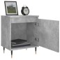 vidaXL Comodini 2 pz Grigio Cemento 40x30x50 cm in Legno Multistrato vidaXL Comodini 2 pz Grigio Cemento 40x30x50 cm in Legno Multistrato