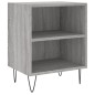 vidaXL Comodini Grigio Sonoma 2 pz 40x30x50 cm in Legno Multistrato vidaXL Comodini Grigio Sonoma 2 pz 40x30x50 cm in Legno Multistrato