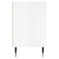 vidaXL Comodini 2 pz Bianco Lucido 40x30x50 cm in Legno Multistrato vidaXL Comodini 2 pz Bianco Lucido 40x30x50 cm in Legno Multistrato