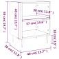 vidaXL Comodini 2 pz Bianco Lucido 40x30x50 cm in Legno Multistrato vidaXL Comodini 2 pz Bianco Lucido 40x30x50 cm in Legno Multistrato