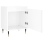 vidaXL Comodini 2 pz Bianco Lucido 40x30x50 cm in Legno Multistrato vidaXL Comodini 2 pz Bianco Lucido 40x30x50 cm in Legno Multistrato