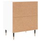 vidaXL Comodini 2 pz Bianco Lucido 40x30x50 cm in Legno Multistrato vidaXL Comodini 2 pz Bianco Lucido 40x30x50 cm in Legno Multistrato