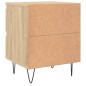 vidaXL Comodini 2pz Rovere Sonoma 40x35x50 cm in Legno Multistrato vidaXL Comodini 2pz Rovere Sonoma 40x35x50 cm in Legno Multistrato