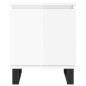 vidaXL Comodini 2 pz Bianco Lucido 40x30x50 cm in Legno Multistrato vidaXL Comodini 2 pz Bianco Lucido 40x30x50 cm in Legno Multistrato