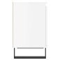 vidaXL Comodini 2 pz Bianco Lucido 40x30x50 cm in Legno Multistrato vidaXL Comodini 2 pz Bianco Lucido 40x30x50 cm in Legno Multistrato