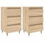 vidaXL Comodini 2 pz Rovere Sonoma 40x35x69 cm in Legno Multistrato vidaXL Comodini 2 pz Rovere Sonoma 40x35x69 cm in Legno Multistrato