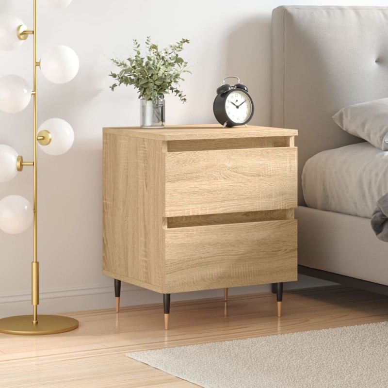vidaXL Comodino Rovere Sonoma 40x35x50 cm in Legno Multistrato vidaXL Comodino Rovere Sonoma 40x35x50 cm in Legno Multistrato