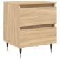vidaXL Comodino Rovere Sonoma 40x35x50 cm in Legno Multistrato vidaXL Comodino Rovere Sonoma 40x35x50 cm in Legno Multistrato