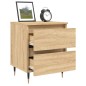 vidaXL Comodino Rovere Sonoma 40x35x50 cm in Legno Multistrato vidaXL Comodino Rovere Sonoma 40x35x50 cm in Legno Multistrato