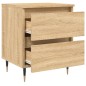 vidaXL Comodino Rovere Sonoma 40x35x50 cm in Legno Multistrato vidaXL Comodino Rovere Sonoma 40x35x50 cm in Legno Multistrato