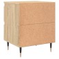 vidaXL Comodino Rovere Sonoma 40x35x50 cm in Legno Multistrato vidaXL Comodino Rovere Sonoma 40x35x50 cm in Legno Multistrato