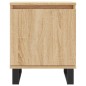 vidaXL Comodino Rovere Sonoma 40x30x50 cm in Legno Multistrato vidaXL Comodino Rovere Sonoma 40x30x50 cm in Legno Multistrato