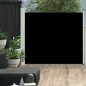 Tenda Laterale Retrattile per Patio 100x300 cm Nera Tenda Laterale Retrattile per Patio 100x300 cm Nera