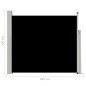 Tenda Laterale Retrattile per Patio 100x300 cm Nera Tenda Laterale Retrattile per Patio 100x300 cm Nera
