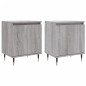 vidaXL Comodini Grigio Sonoma 2 pz 40x30x50 cm in Legno Multistrato vidaXL Comodini Grigio Sonoma 2 pz 40x30x50 cm in Legno Multistrato