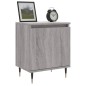 vidaXL Comodini Grigio Sonoma 2 pz 40x30x50 cm in Legno Multistrato vidaXL Comodini Grigio Sonoma 2 pz 40x30x50 cm in Legno Multistrato