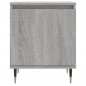 vidaXL Comodini Grigio Sonoma 2 pz 40x30x50 cm in Legno Multistrato vidaXL Comodini Grigio Sonoma 2 pz 40x30x50 cm in Legno Multistrato