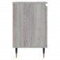vidaXL Comodini Grigio Sonoma 2 pz 40x30x50 cm in Legno Multistrato vidaXL Comodini Grigio Sonoma 2 pz 40x30x50 cm in Legno Multistrato
