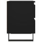 vidaXL Comodini 2pz Neri 40x35x50 cm in Legno Multistrato vidaXL Comodini 2pz Neri 40x35x50 cm in Legno Multistrato