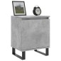 vidaXL Comodini 2 pz Grigio Cemento 40x30x50 cm in Legno Multistrato