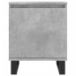 vidaXL Comodini 2 pz Grigio Cemento 40x30x50 cm in Legno Multistrato
