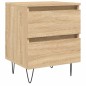 vidaXL Comodino Rovere Sonoma 40x35x50 cm in Legno Multistrato vidaXL Comodino Rovere Sonoma 40x35x50 cm in Legno Multistrato