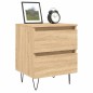 vidaXL Comodino Rovere Sonoma 40x35x50 cm in Legno Multistrato vidaXL Comodino Rovere Sonoma 40x35x50 cm in Legno Multistrato
