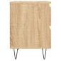vidaXL Comodino Rovere Sonoma 40x35x50 cm in Legno Multistrato vidaXL Comodino Rovere Sonoma 40x35x50 cm in Legno Multistrato