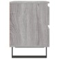 vidaXL Comodino Grigio Sonoma 40x35x50 cm in Legno Multistrato vidaXL Comodino Grigio Sonoma 40x35x50 cm in Legno Multistrato