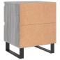 vidaXL Comodino Grigio Sonoma 40x35x50 cm in Legno Multistrato vidaXL Comodino Grigio Sonoma 40x35x50 cm in Legno Multistrato