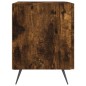 vidaXL Comodino Rovere Fumo 40x35x47,5 cm in Legno Multistrato