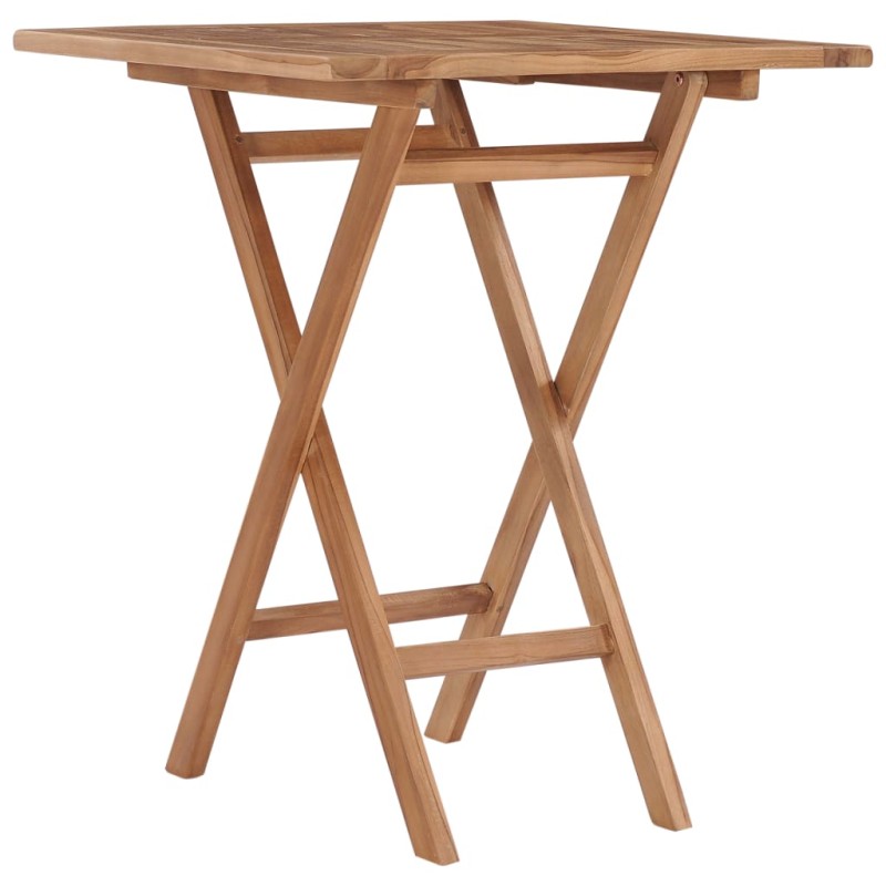 Tavolo da Giardino Pieghevole 60x60x75 cm in Massello di Teak Tavolo da Giardino Pieghevole 60x60x75 cm in Massello di Teak