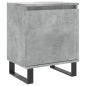 vidaXL Comodino Grigio Cemento 40x30x50 cm in Legno Multistrato
