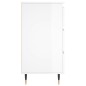 vidaXL Comodini 2 pz Bianco Lucido 40x35x69 cm in Legno Multistrato vidaXL Comodini 2 pz Bianco Lucido 40x35x69 cm in Legno Multistrato
