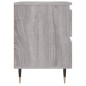 vidaXL Comodino Grigio Sonoma 40x35x50 cm in Legno Multistrato vidaXL Comodino Grigio Sonoma 40x35x50 cm in Legno Multistrato