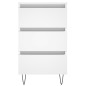 vidaXL Comodino Bianco 40x35x69 cm in Legno Multistrato vidaXL Comodino Bianco 40x35x69 cm in Legno Multistrato